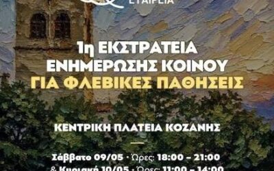 1η Εκστρατεία Ενημέρωσης για τις Φλεβικές Παθήσεις